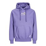 Jack & Jones Jorsilverlake Sweat Hood Koyu Lila Erkek Sweatshirt