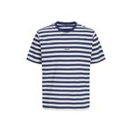Jack & Jones JORVESTERBRO Newton Çizgili Bisiklet Yaka Erkek T-Shirt