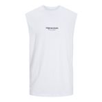 Jack & Jones Jorvesterbro Parlak Beyaz Kolsuz Sn Tank Top Erkek T-shirt