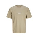 Jack & Jones Jorvesterbro Tee SS Crew Neck Noos Silver Sage Erkek T-shirt