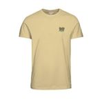 JACK & JONES Jorwalker Tee Ss Crew Neck FST erkek tişörtü, Fransız vanilya., XXL