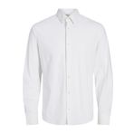 JACK & JONES JPRBLAACTIVE STRETCH L/S SHIRT Erkek Gömlek, Beyaz, XL