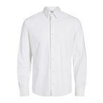 JACK & JONES JPRBLAACTIVE STRETCH L/S SHIRT Erkek Gömlek, Beyaz, XXL