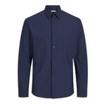 JACK & JONES JPRBLAACTIVE STRETCH L/S SHIRT Erkek Gömlek, Lacivert, L