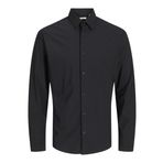 JACK & JONES JPRBLAACTIVE STRETCH L/S SHIRT Erkek Gömlek, Siyah, M