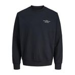 JACK & JONES JPRBLACHAD BRANDING SWEAT CREW NECK LN Erkek Sweatshirt Black Beauty M