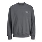 JACK & JONES JPRBLACHAD BRANDING SWEAT CREW NECK LN Erkek Sweatshirt Volcanic Ash L