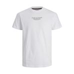Jack & Jones Jprbluarchie Ss Tee Crew Neck Noos Beyaz Erkek T-shirt
