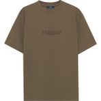 Jack & Jones JPRBLULOGO SS TEE CREWNECK Bisiklet Yaka Düz Koyu Kahve Erkek T-shirt