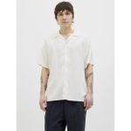 Jack & Jones Jprccandrew Kısa Kollu Resort Gömlek – Tatil ve Günlük Kullanım Için - Ekru - 2XL
