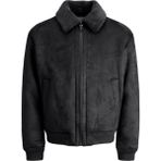 Jack & Jones Jprccluke Erkek Kadife Bomber Ceket 12282444 - Siyah - XL
