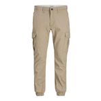 Jack & Jones JPST Marco Jjjoe Cuffed Cargo Koyu Bej Erkek Kargo Pantolon