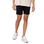 JACK & JONES JPSTBOWIE SHORTS SOLID SN MID Erkek Chino Şort, Black, XXL