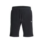 Jack & Jones Jpstgordon Archıve Sweat Shorts Mıd Sn Erkek Penye Şort 12288638 Black