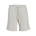 JACK & JONES JPSTGORDON STAR JJ SWEAT SHORTS MID SN Erkek Sweat Şort, Moonbeam, S