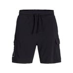 Jack & Jones Jpstkane Scrıpt Sweat Shorts Mıd Erkek Siyah Şort 12269442-02