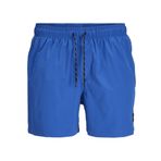 JACK & JONES JPSTMAUI JJSWIM SOLID S M L XL XXL Erkek Mayosu Yüzme Şortu, Mavi (Turkish Sea), S