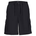 JACK & JONES, JPSTTYLER JJCARGO SHORT, Kargo Şort, Erkek, Siyah, S