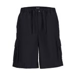 JACK & JONES, JPSTTYLER JJCARGO SHORT, Kargo Şort, Erkek, Siyah, XS