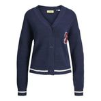 JACK & JONES JXBROOK CARDIGAN KNIT Kadın Triko/Kazak Maritime Blue Detail:/SC S