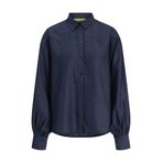 JACK & JONES JXDEBBY CHAMBRAY LS BALLOON SHIRT WVN Kadın Gömlek Dark Medium Blue Denim L