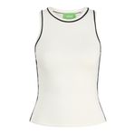 JACK & JONES JXEVELYN COMFY PIPING TOP KNIT Kadın Triko/Kazak Vanilla Ice Detail:/Black L