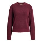 JACK & JONES JXEVI CREW NECK KNIT Kadın Triko/Kazak Cabernet L