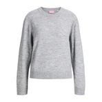 JACK & JONES JXEVI CREW NECK KNIT Kadın Triko/Kazak Medium Grey Melange L