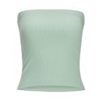 Jack & Jones Jxfiona STR SL Rib Tube Top JRS Su Yeşili Kadın T-shirt