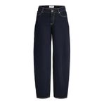 JACK & JONES JXFUJI BARREL MW JEANS R004 DNM NOOS Kadın Jean Dark Blue Denim 26/32