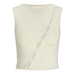Jack & Jones Jxharper Str Sl Top JRS Kemik Rengi Kadın T-shirt
