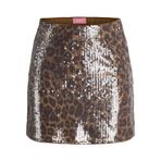 JACK & JONES JXIZZY SEQUIN SKIRT WVN Kadın Etek Toasted Coconut Detail:Leo Sequin XS