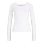 JACK & JONES Jxlisa Layer Ls Top Jrs Gömlek, XS, 12303270, Bright White, Kadın