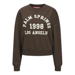 JACK & JONES JXMERLE RLX SHORT LS CREW SWT LN Sweatshirt, M, 12260608, Bracken Print:PALM SPRINGS, kadın