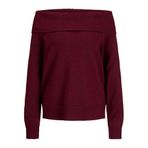 JACK & JONES JXMINKA OFF SHOULDER KNIT Kadın Triko/Kazak Cabernet XS