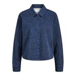 JACK & JONES JXSARAH AOP OVERSHIRT PNT SN Kadın Gömlek Insignia Blue AOP:Snake M