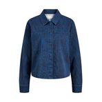 JACK & JONES JXSARAH AOP OVERSHIRT PNT SN Kadın Gömlek Insignia Blue AOP:Snake XS