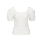 Jack & Jones Jxstella SS Açık Gri Top WVN Kadın T-shirt