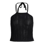 JACK & JONES JXZOELLA HALTERNECK TOP KNIT Kadın Triko/Kazak Black S