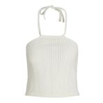JACK & JONES JXZOELLA HALTERNECK TOP KNIT Kadın Triko/Kazak Vanilla Ice M