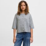 Jack & Jones Kadin Alpaka Yünlü Yarim Kol Hirka - Evi - 0-Gri