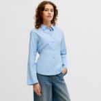 Jack & Jones Kadin Baglama Detayli Gömlek - Caro - XS - 01-Mavi