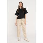 Jack & Jones Kadin Beli Lastikli Pantolon - Emily - 02S-Bej