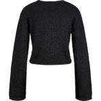 Jack & Jones Kadin Bisiklet Yaka Uzun Kollu Süveter - Sana - 0 - Siyah - M