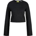 Jack & Jones Kadin Bisiklet Yaka Uzun Kollu Süveter - Sana - 0 - Siyah