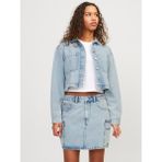 Jack & Jones Kadin Cep Detayli Denim Gömlek - Kayla - Denim Mavisi