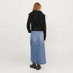 Jack & Jones Kadın Dik Yaka Örme Hırka - Gilly - 001-Siyah