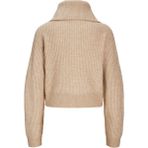 Jack & Jones Kadın Dik Yaka Örme Hırka - Gilly - XL - 113-Bej