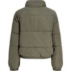 Jack & Jones Kadin Dik Yaka Puffer Mont - Tracy - 348-Yeşil