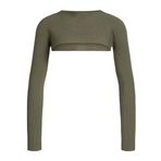 JACK & JONES Kadın JACK & JONES JXSELINA BOLERO KNIT Triko, Haki, S